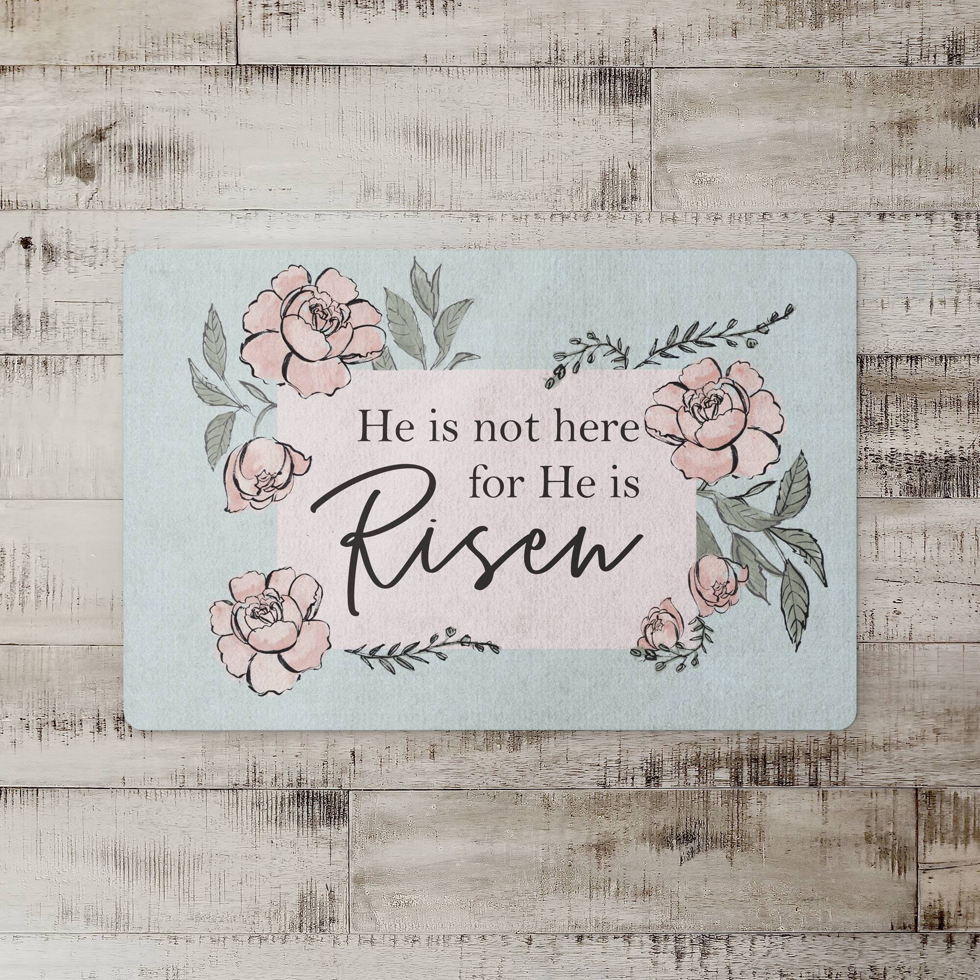 He is Risen 18" x 27" Floor Mat
